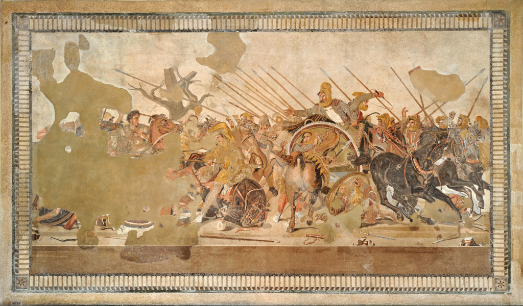 Mosaico Alessandrino Museo Archeologico di Napoli